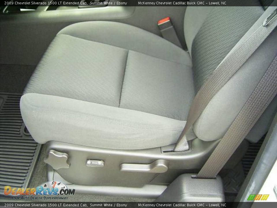 2009 Chevrolet Silverado 1500 LT Extended Cab Summit White / Ebony Photo #9