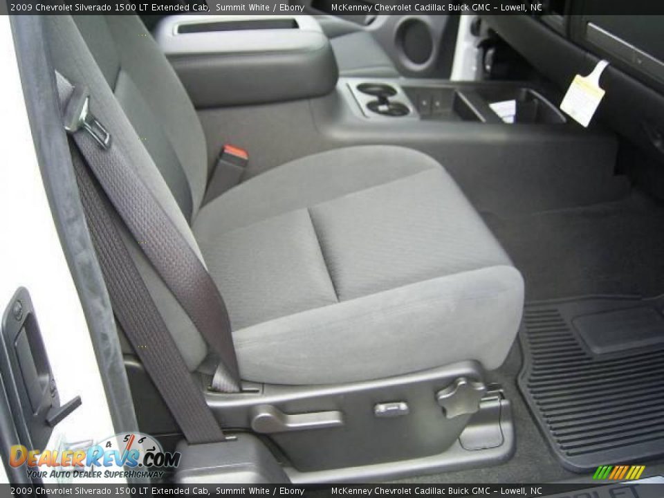 2009 Chevrolet Silverado 1500 LT Extended Cab Summit White / Ebony Photo #12