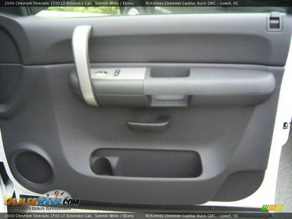 2009 Chevrolet Silverado 1500 LT Extended Cab Summit White / Ebony Photo #14