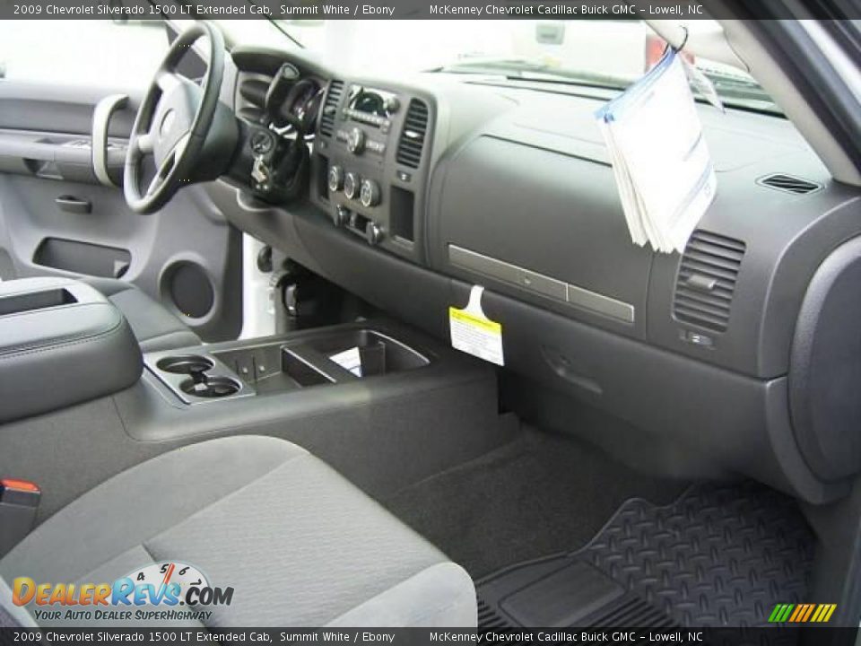 2009 Chevrolet Silverado 1500 LT Extended Cab Summit White / Ebony Photo #15