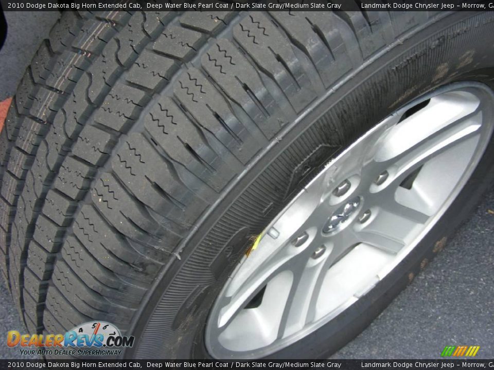 2010 Dodge Dakota Big Horn Extended Cab Deep Water Blue Pearl Coat / Dark Slate Gray/Medium Slate Gray Photo #13