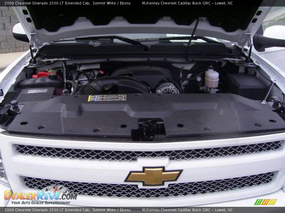 2009 Chevrolet Silverado 1500 LT Extended Cab Summit White / Ebony Photo #19
