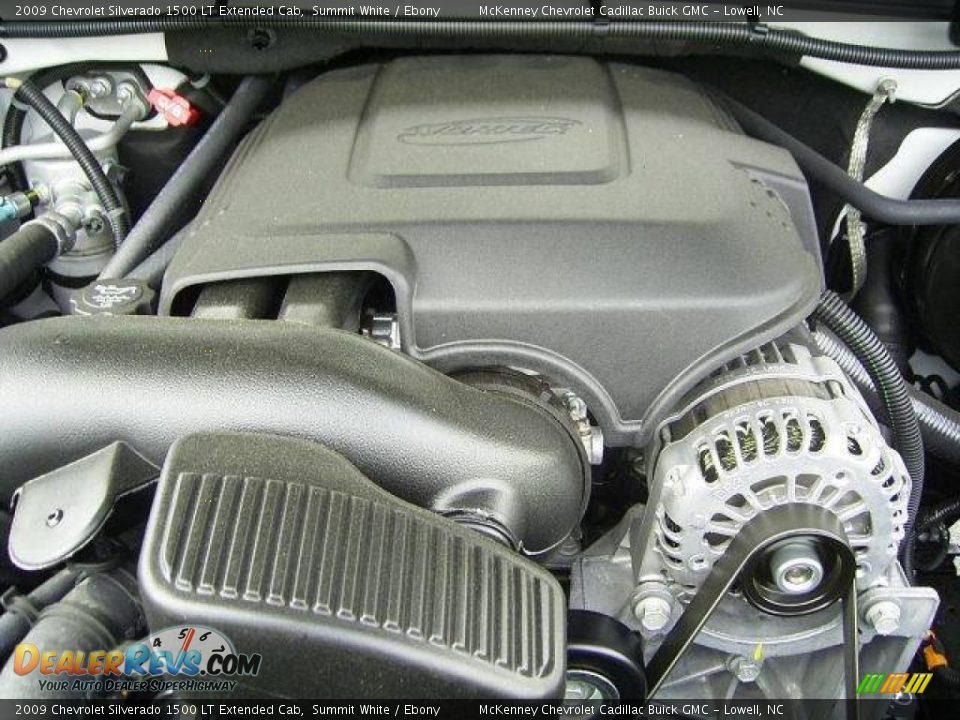 2009 Chevrolet Silverado 1500 LT Extended Cab Summit White / Ebony Photo #20
