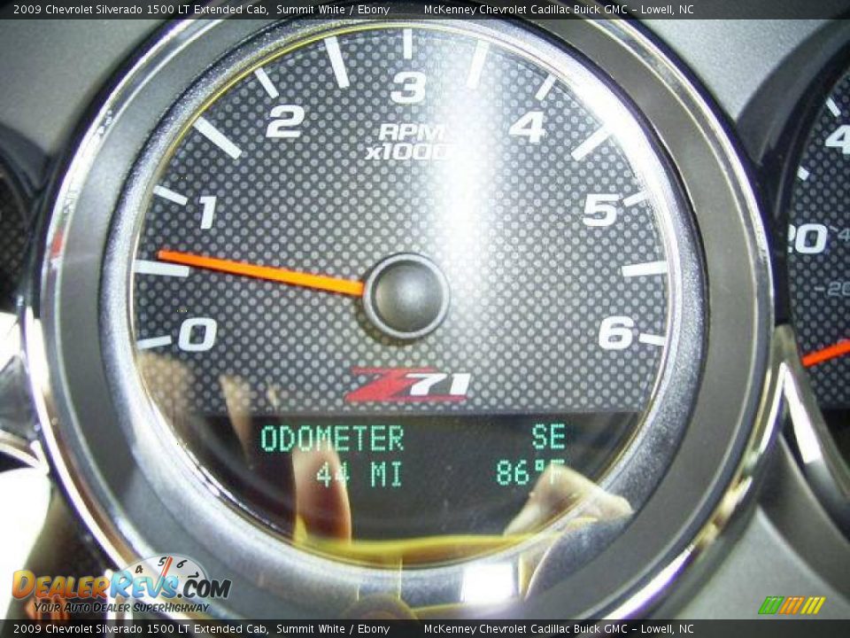 2009 Chevrolet Silverado 1500 LT Extended Cab Summit White / Ebony Photo #23