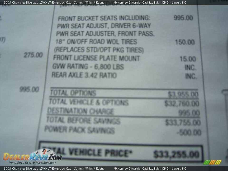 2009 Chevrolet Silverado 1500 LT Extended Cab Summit White / Ebony Photo #24