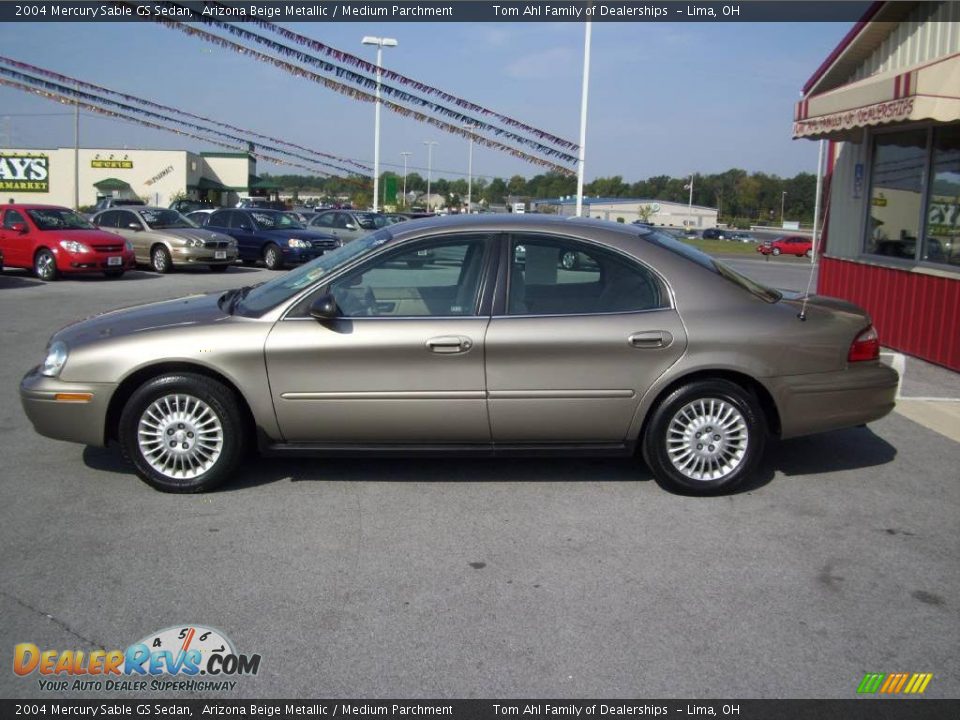2004 Mercury Sable GS Sedan Arizona Beige Metallic / Medium Parchment Photo #2