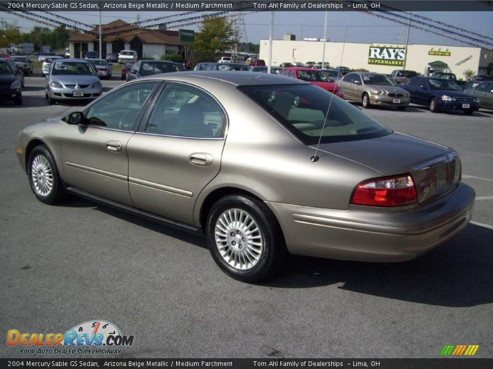 2004 Mercury Sable GS Sedan Arizona Beige Metallic / Medium Parchment Photo #3
