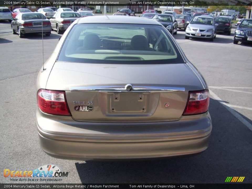 2004 Mercury Sable GS Sedan Arizona Beige Metallic / Medium Parchment Photo #4