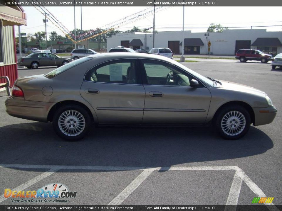 2004 Mercury Sable GS Sedan Arizona Beige Metallic / Medium Parchment Photo #6