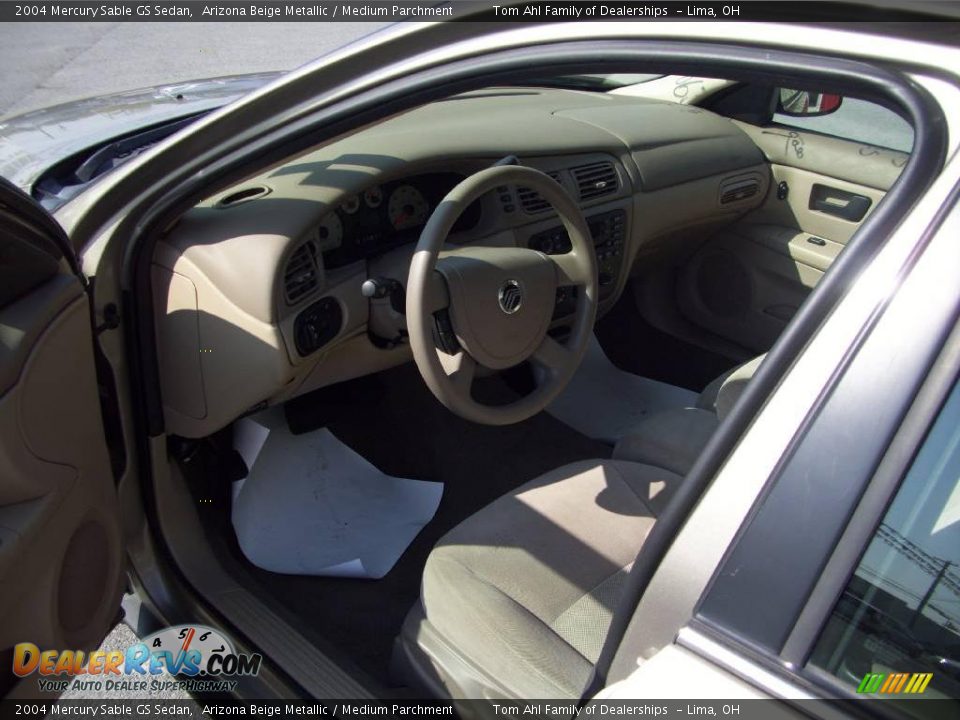 2004 Mercury Sable GS Sedan Arizona Beige Metallic / Medium Parchment Photo #9