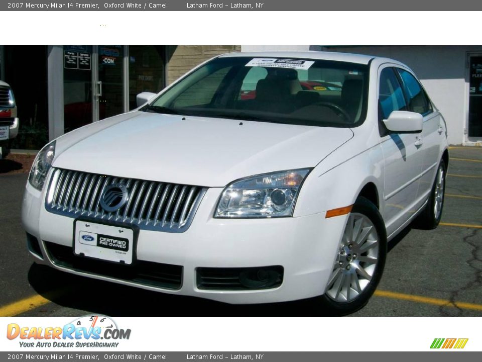 2007 Mercury Milan I4 Premier Oxford White / Camel Photo #1