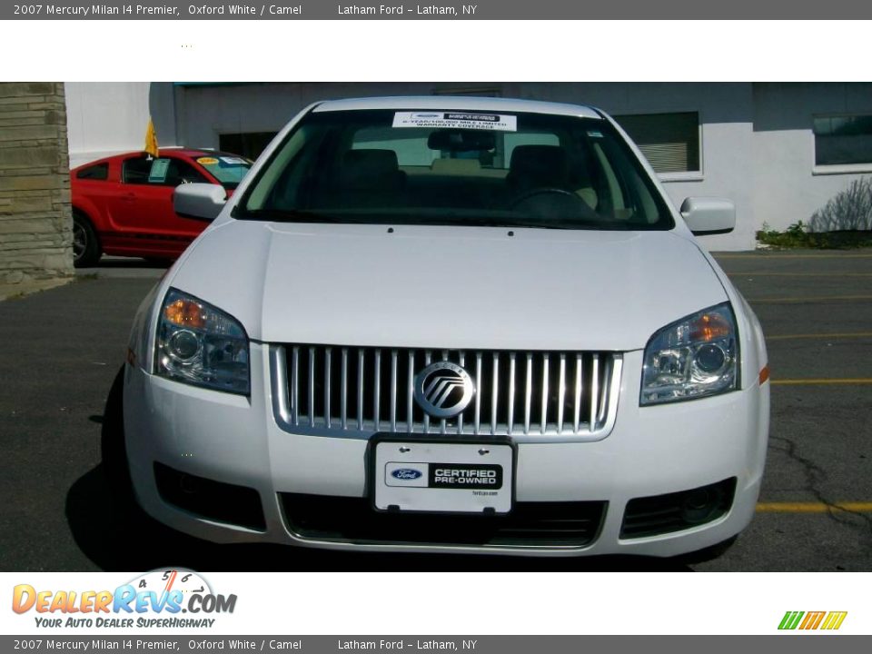 2007 Mercury Milan I4 Premier Oxford White / Camel Photo #4