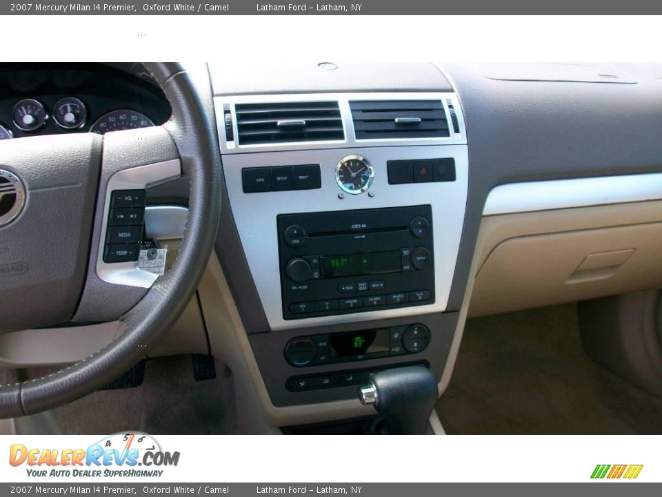 2007 Mercury Milan I4 Premier Oxford White / Camel Photo #11