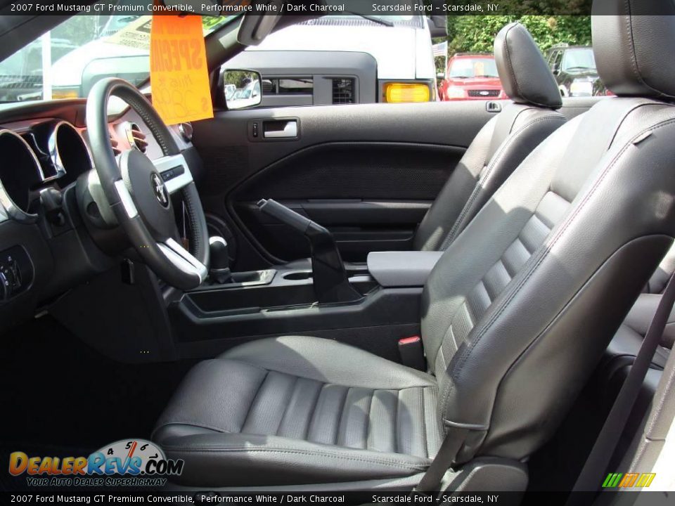 2007 Ford Mustang GT Premium Convertible Performance White / Dark Charcoal Photo #10