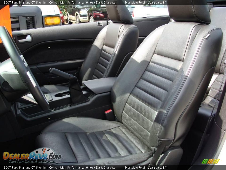 2007 Ford Mustang GT Premium Convertible Performance White / Dark Charcoal Photo #11
