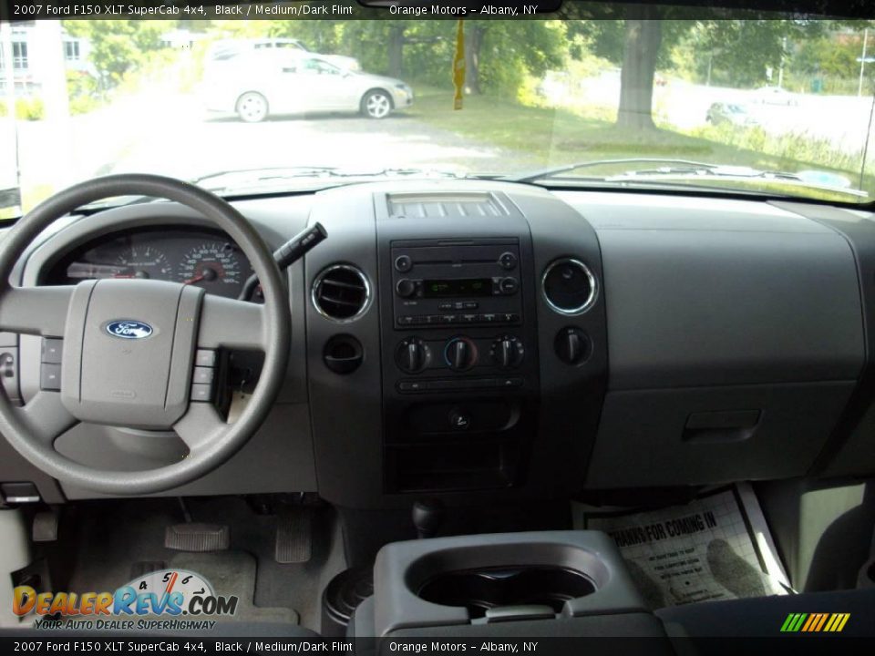 2007 Ford F150 XLT SuperCab 4x4 Black / Medium/Dark Flint Photo #6