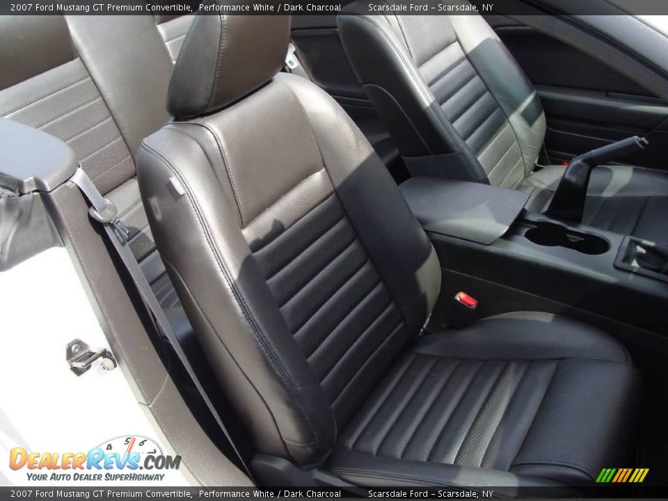 2007 Ford Mustang GT Premium Convertible Performance White / Dark Charcoal Photo #13