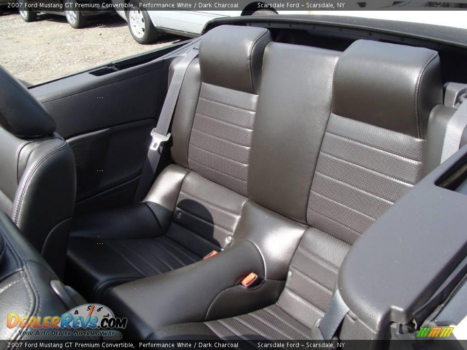 2007 Ford Mustang GT Premium Convertible Performance White / Dark Charcoal Photo #15