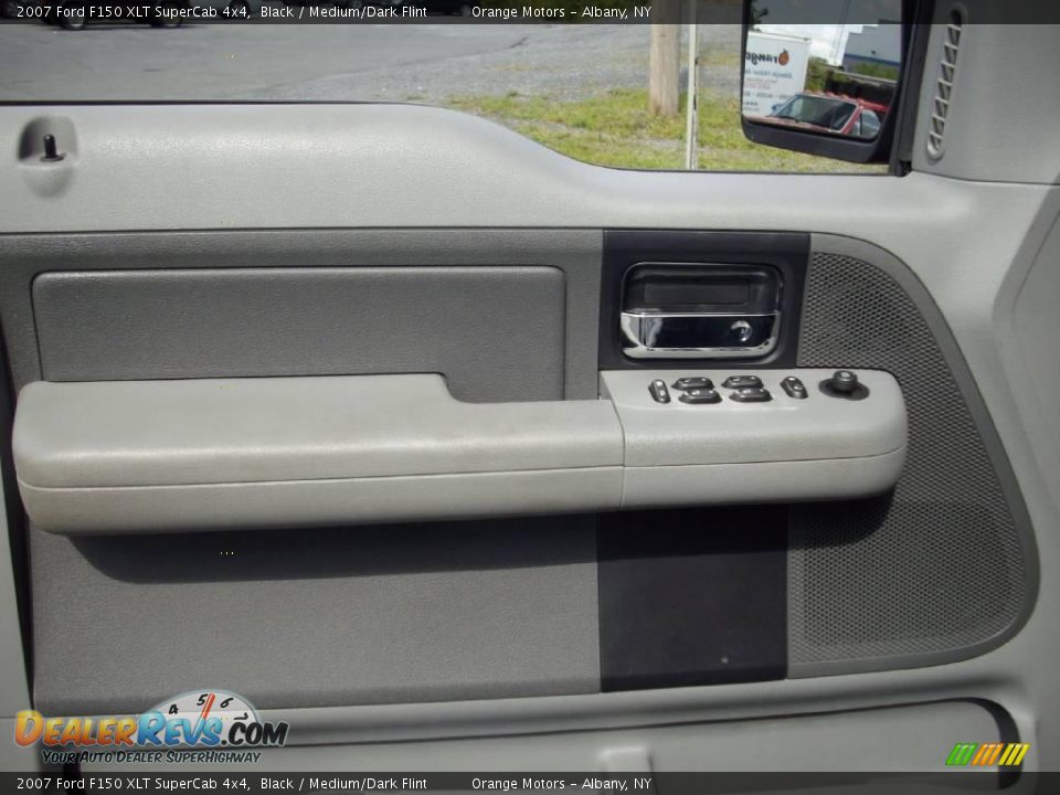 2007 Ford F150 XLT SuperCab 4x4 Black / Medium/Dark Flint Photo #11