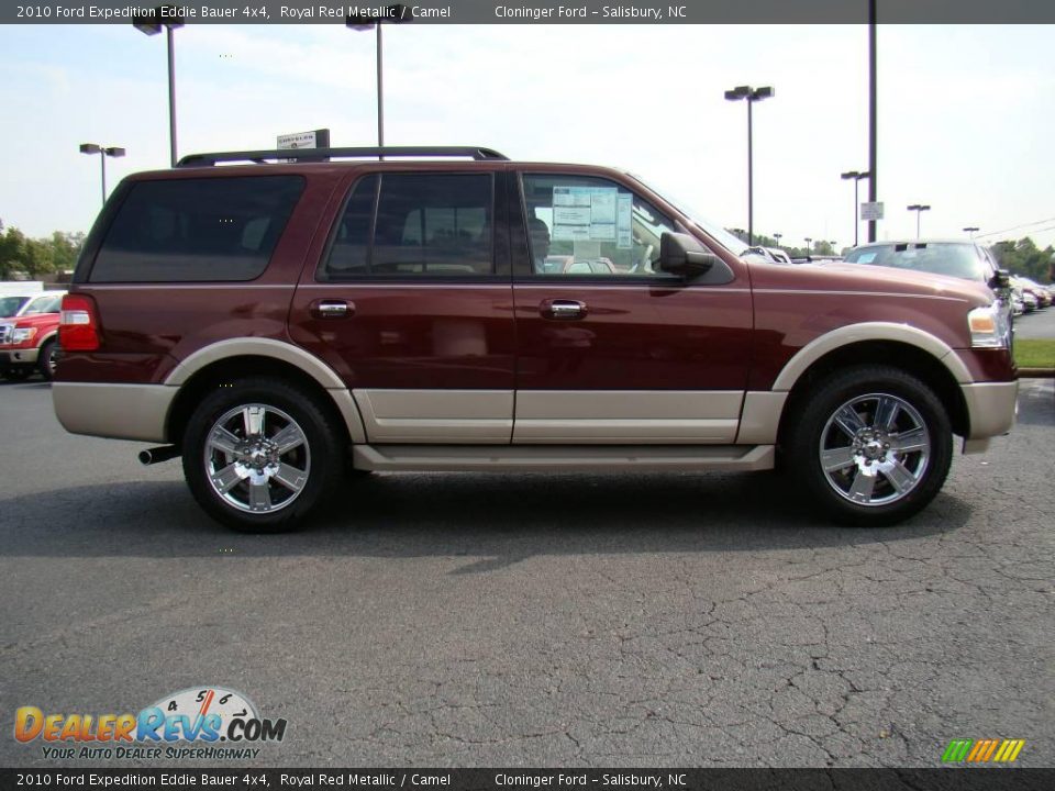 2010 Ford Expedition Eddie Bauer 4x4 Royal Red Metallic / Camel Photo #2