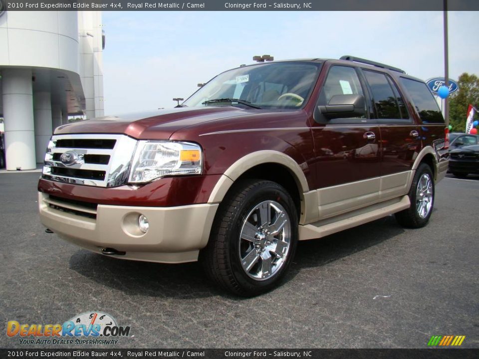 2010 Ford Expedition Eddie Bauer 4x4 Royal Red Metallic / Camel Photo #6