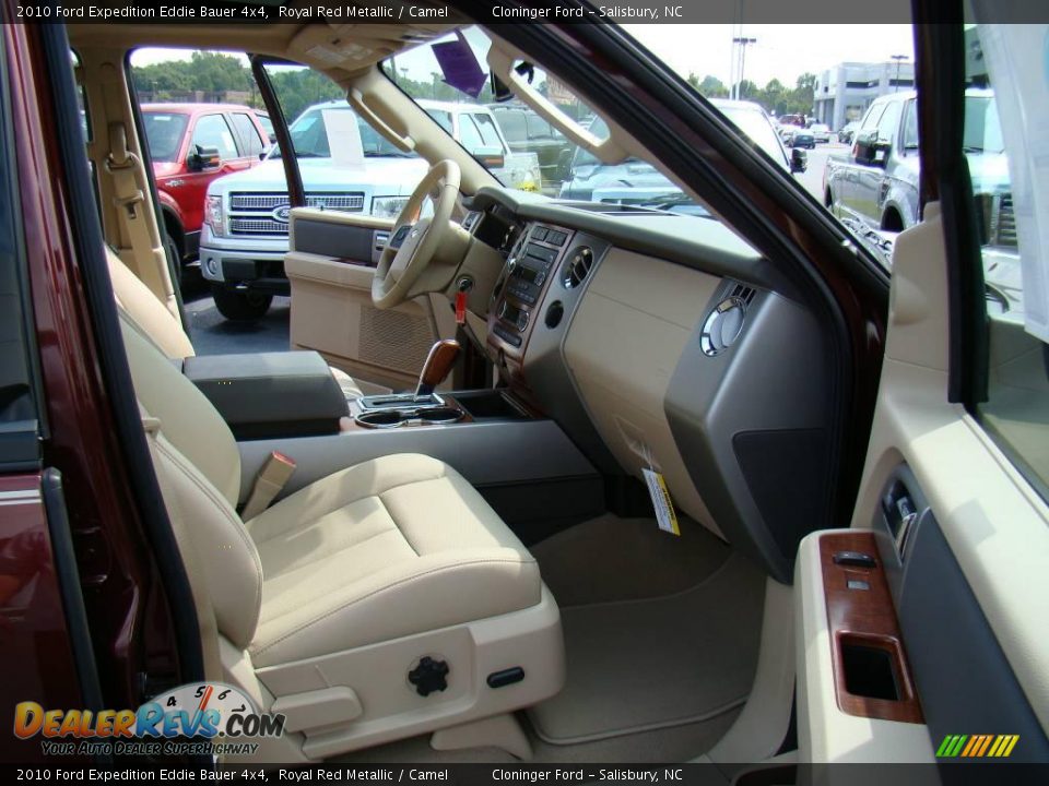 2010 Ford Expedition Eddie Bauer 4x4 Royal Red Metallic / Camel Photo #15