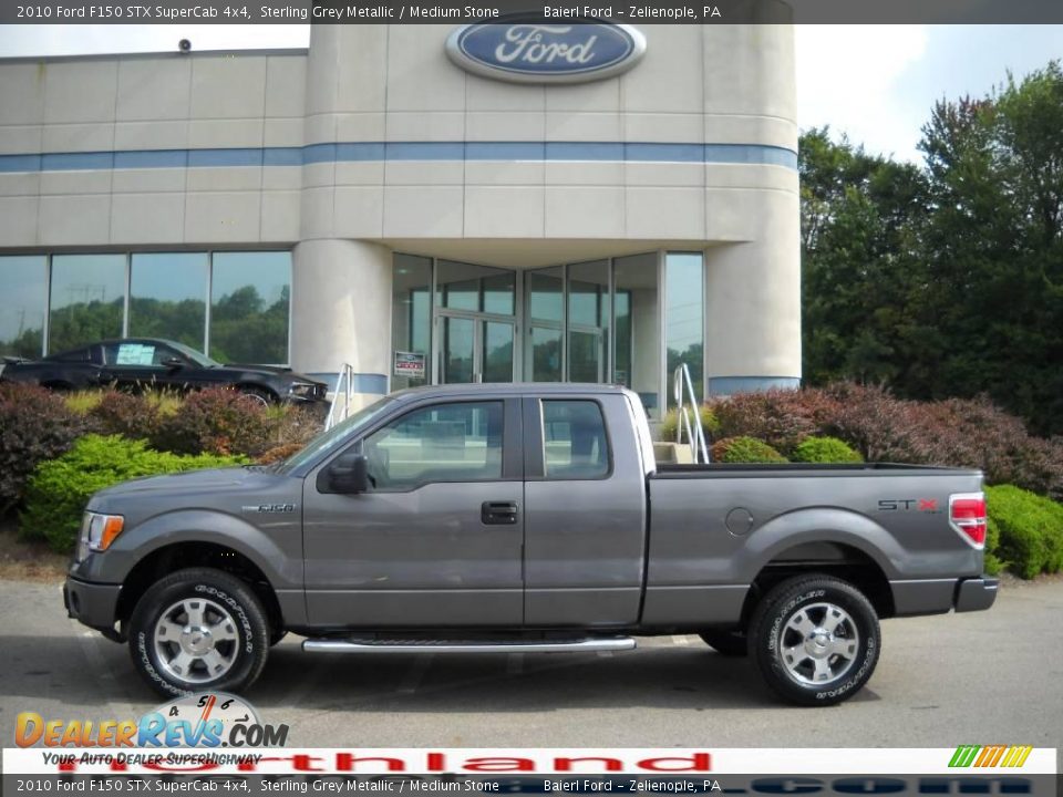 2010 Ford F150 STX SuperCab 4x4 Sterling Grey Metallic / Medium Stone Photo #1