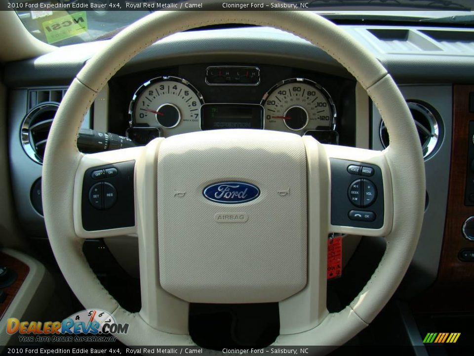 2010 Ford Expedition Eddie Bauer 4x4 Royal Red Metallic / Camel Photo #25