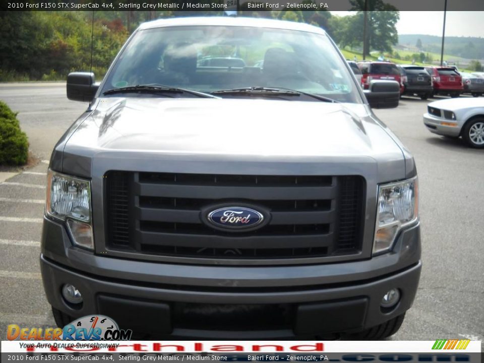2010 Ford F150 STX SuperCab 4x4 Sterling Grey Metallic / Medium Stone Photo #3