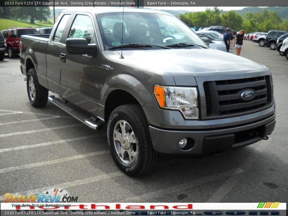 2010 Ford F150 STX SuperCab 4x4 Sterling Grey Metallic / Medium Stone Photo #4