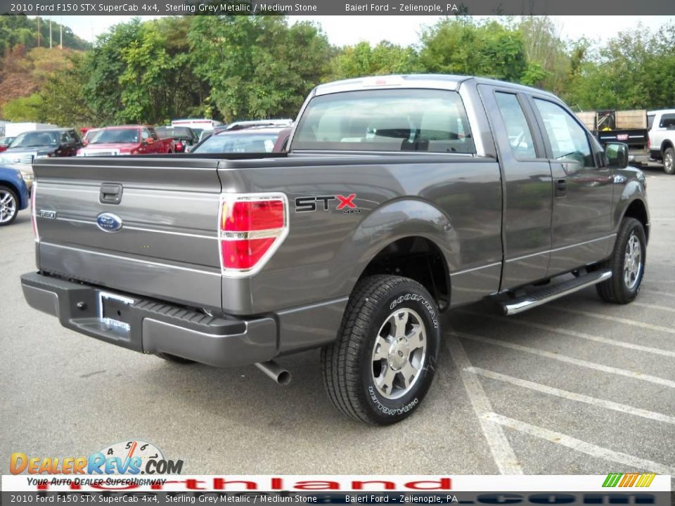 2010 Ford F150 STX SuperCab 4x4 Sterling Grey Metallic / Medium Stone Photo #6