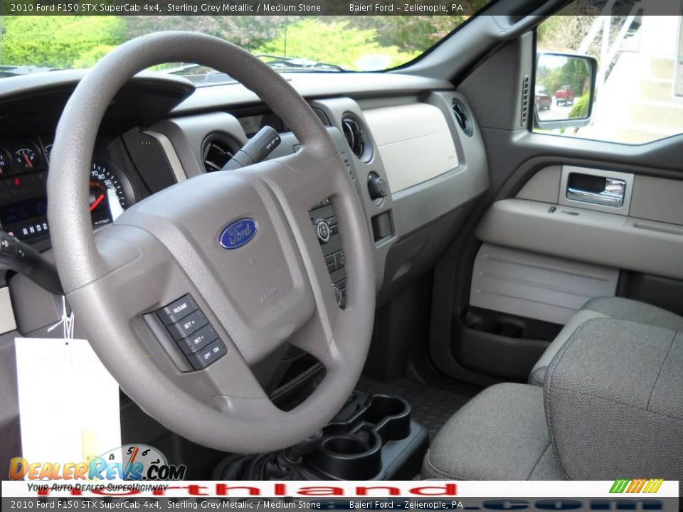 2010 Ford F150 STX SuperCab 4x4 Sterling Grey Metallic / Medium Stone Photo #10