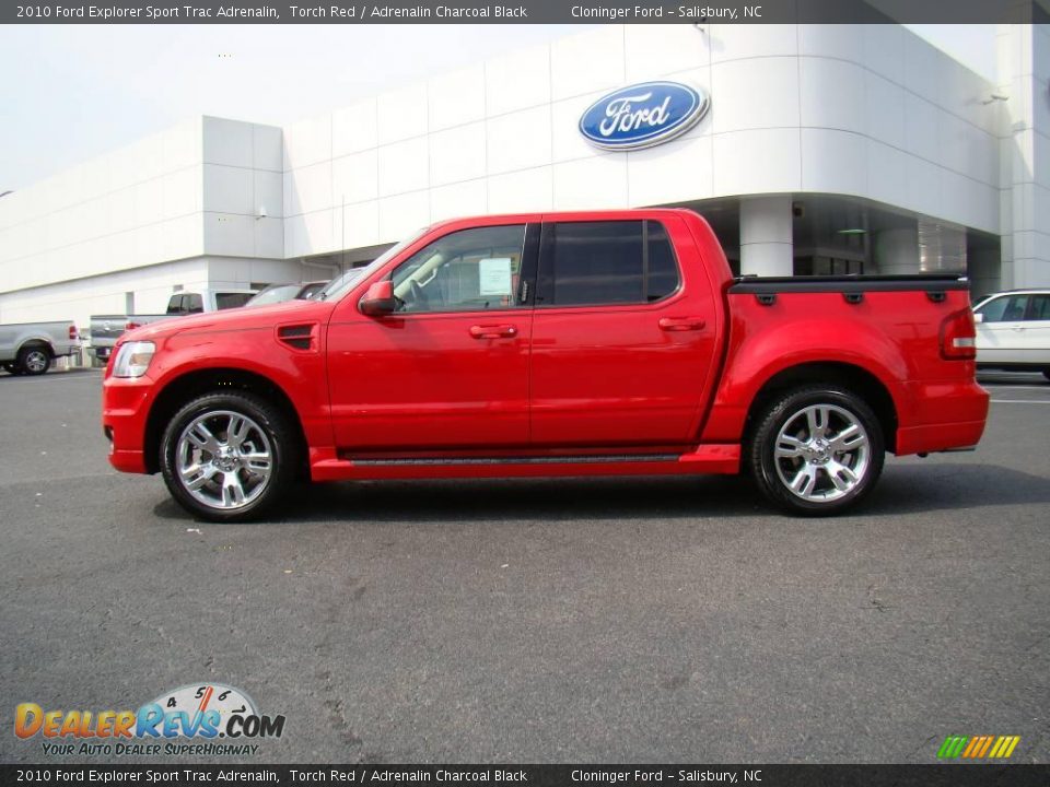 2010 Ford Explorer Sport Trac Adrenalin Torch Red / Adrenalin Charcoal Black Photo #5