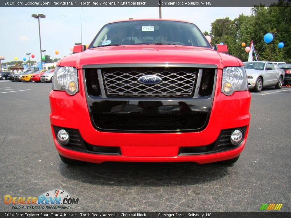 2010 Ford Explorer Sport Trac Adrenalin Torch Red / Adrenalin Charcoal Black Photo #7
