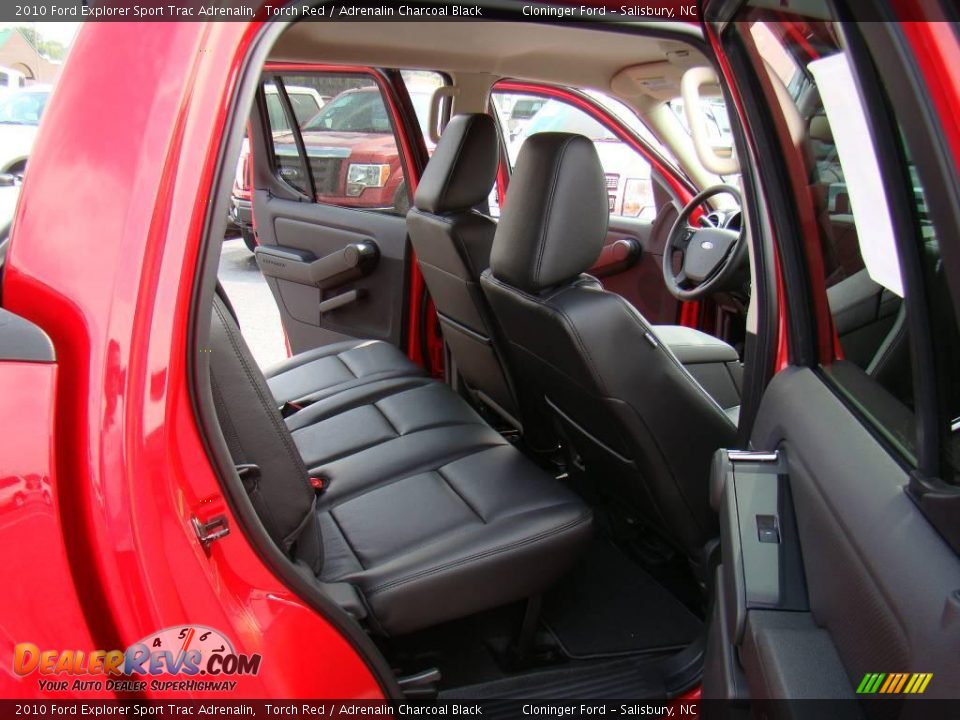 2010 Ford Explorer Sport Trac Adrenalin Torch Red / Adrenalin Charcoal Black Photo #12
