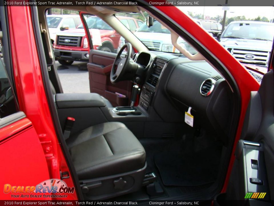 2010 Ford Explorer Sport Trac Adrenalin Torch Red / Adrenalin Charcoal Black Photo #13