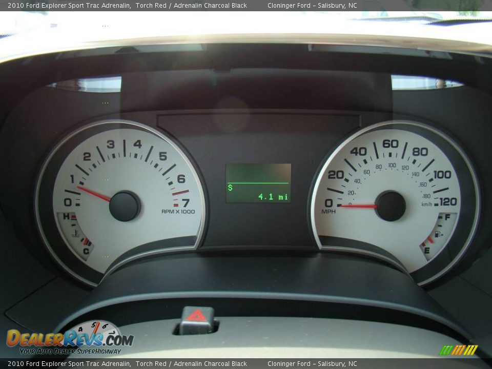 2010 Ford Explorer Sport Trac Adrenalin Torch Red / Adrenalin Charcoal Black Photo #22