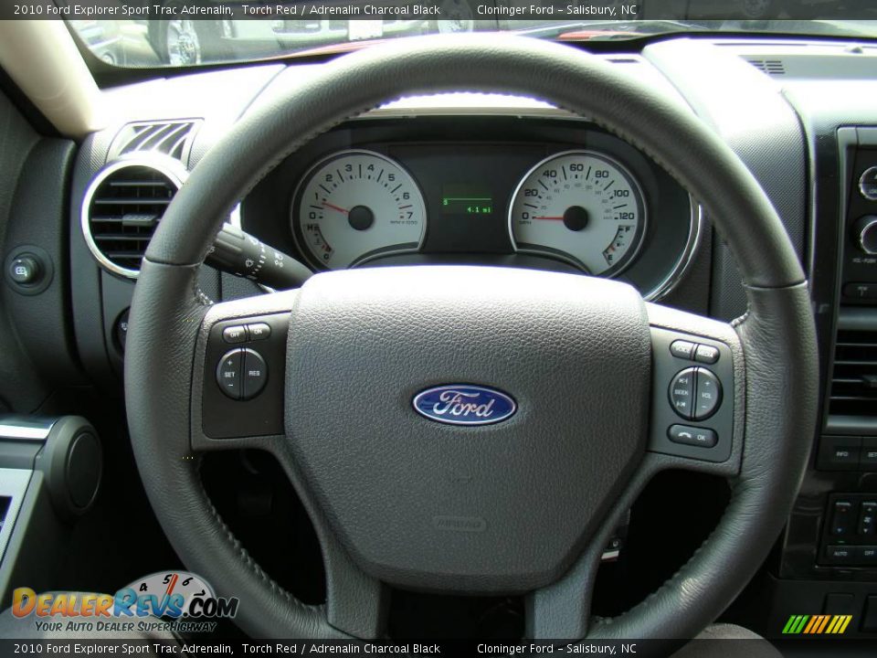 2010 Ford Explorer Sport Trac Adrenalin Torch Red / Adrenalin Charcoal Black Photo #23