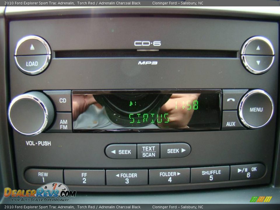 2010 Ford Explorer Sport Trac Adrenalin Torch Red / Adrenalin Charcoal Black Photo #24