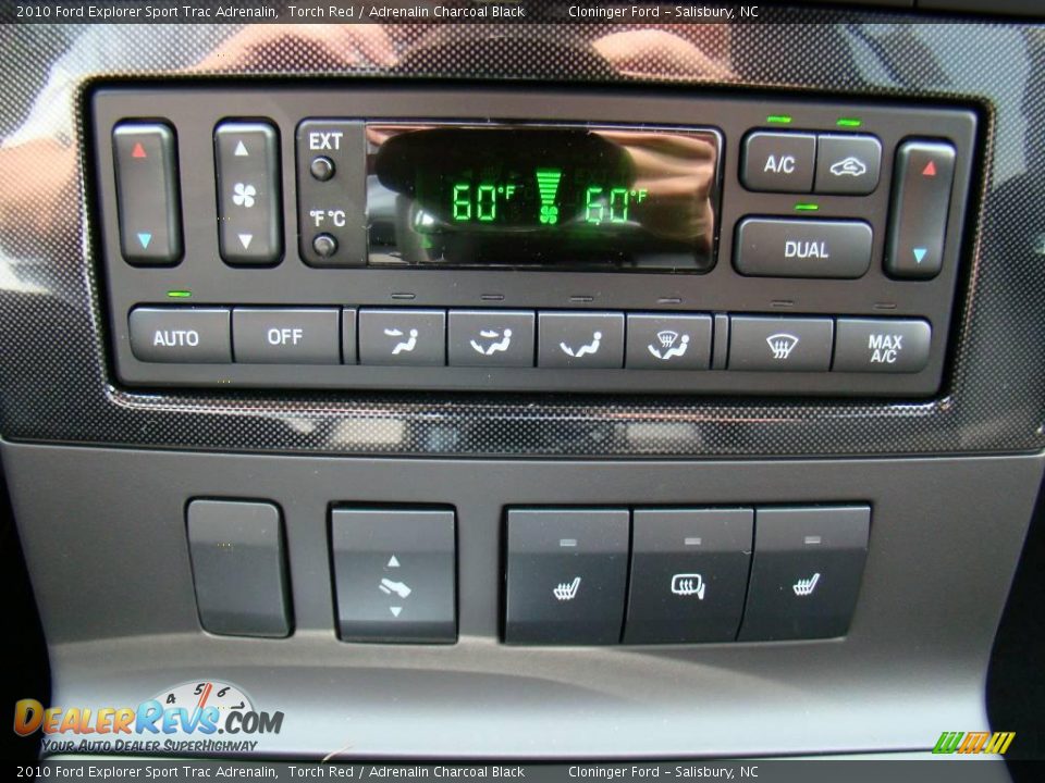 2010 Ford Explorer Sport Trac Adrenalin Torch Red / Adrenalin Charcoal Black Photo #25