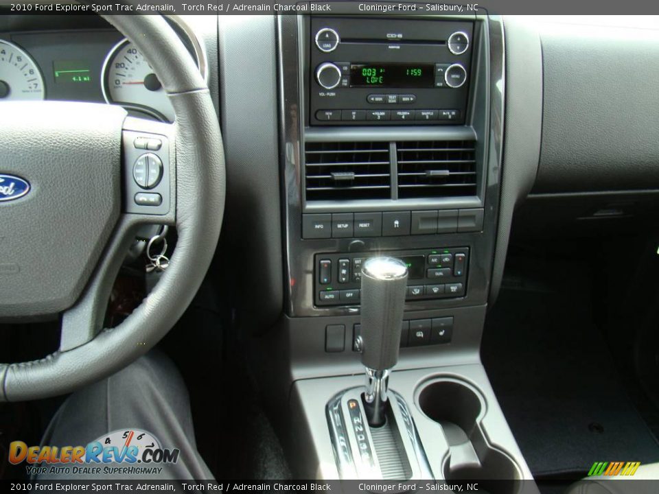 2010 Ford Explorer Sport Trac Adrenalin Torch Red / Adrenalin Charcoal Black Photo #28
