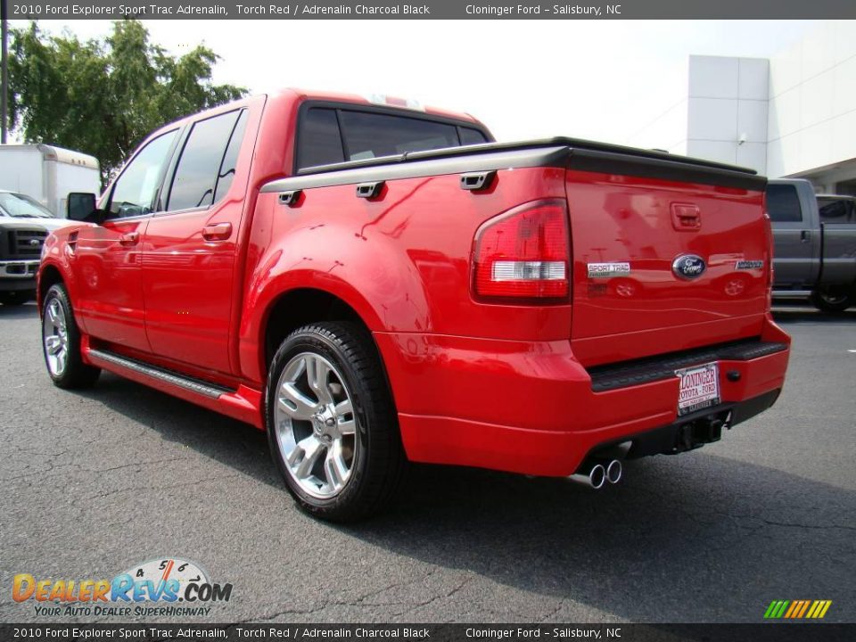 2010 Ford Explorer Sport Trac Adrenalin Torch Red / Adrenalin Charcoal Black Photo #30
