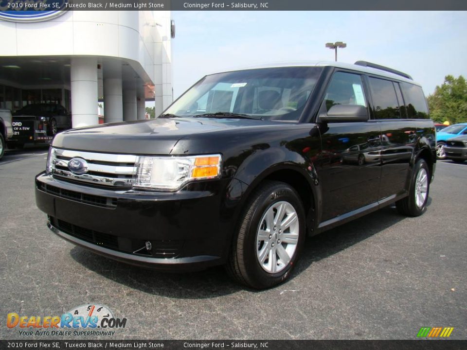 2010 Ford Flex SE Tuxedo Black / Medium Light Stone Photo #6