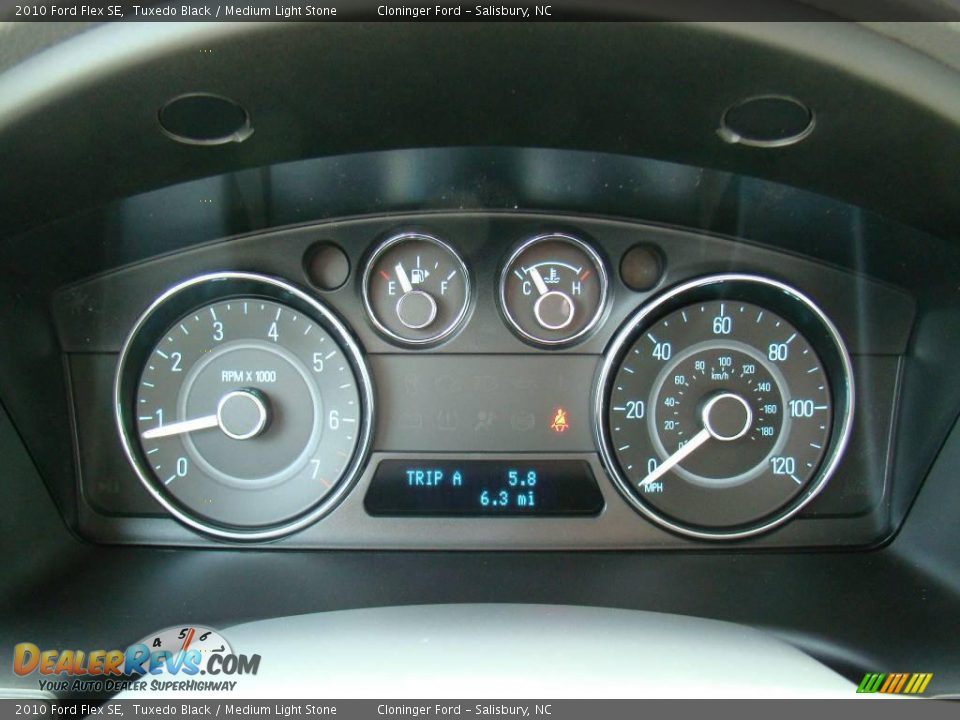 2010 Ford Flex SE Tuxedo Black / Medium Light Stone Photo #20