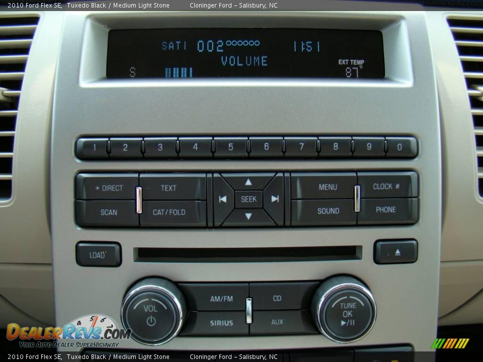 2010 Ford Flex SE Tuxedo Black / Medium Light Stone Photo #23