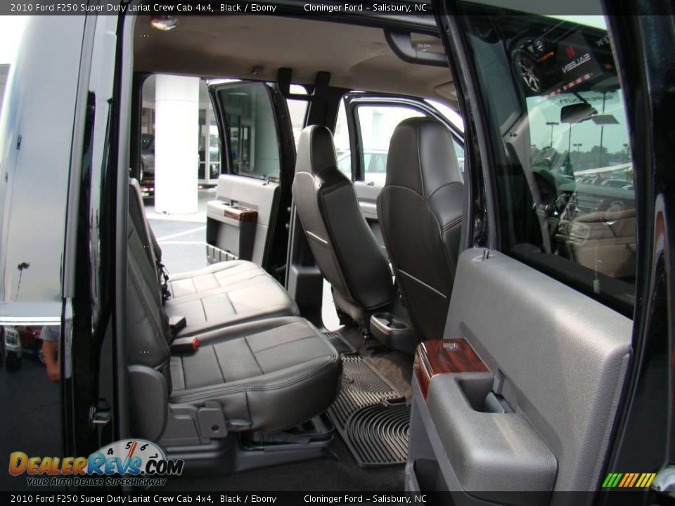2010 Ford F250 Super Duty Lariat Crew Cab 4x4 Black / Ebony Photo #11