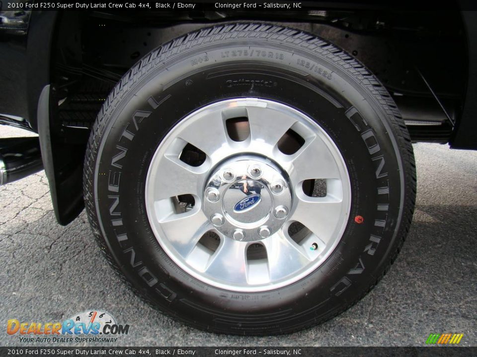 2010 Ford F250 Super Duty Lariat Crew Cab 4x4 Black / Ebony Photo #16