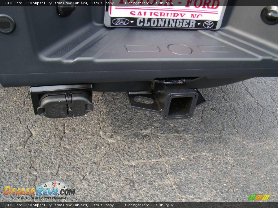 2010 Ford F250 Super Duty Lariat Crew Cab 4x4 Black / Ebony Photo #17