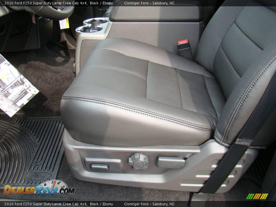 2010 Ford F250 Super Duty Lariat Crew Cab 4x4 Black / Ebony Photo #20