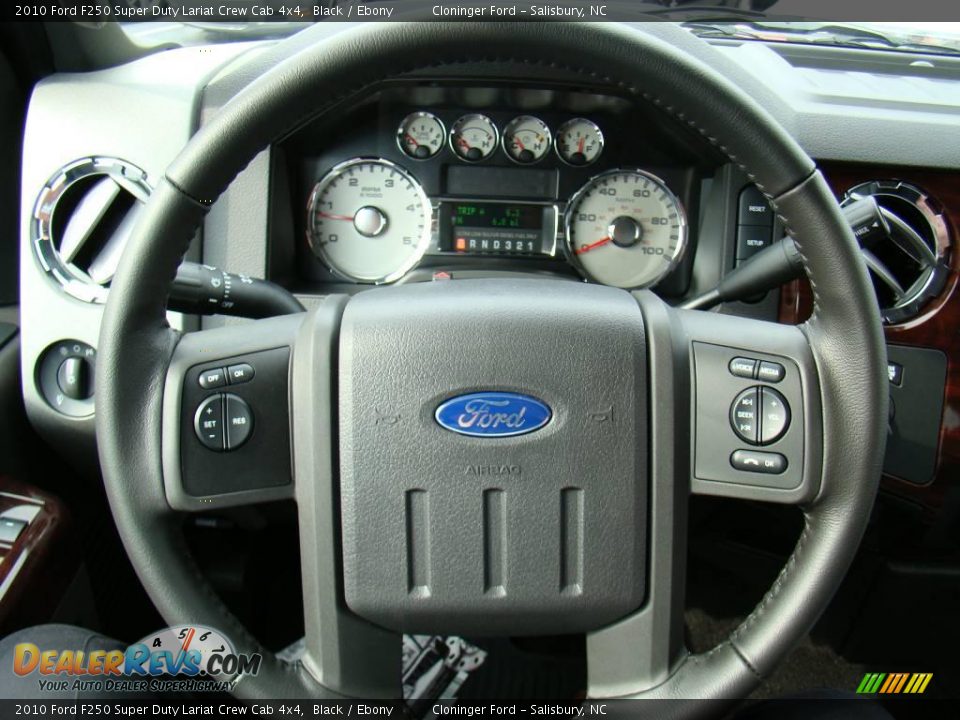 2010 Ford F250 Super Duty Lariat Crew Cab 4x4 Black / Ebony Photo #22